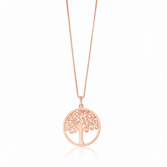 Collana in argento con pendente Albero della Vita