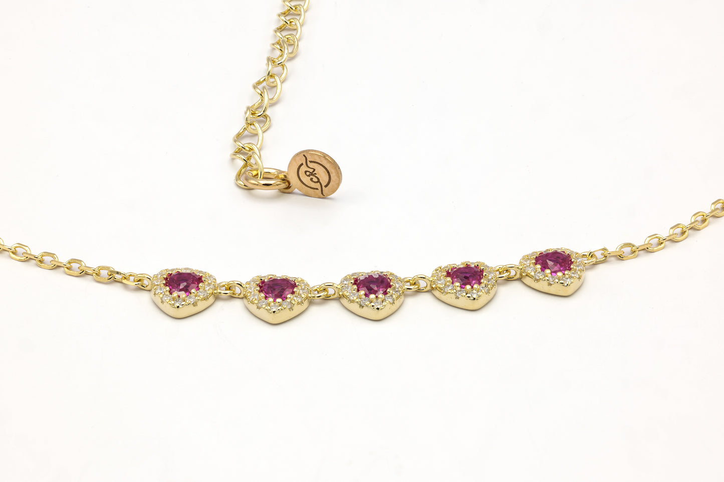 Collana Gold Cuori