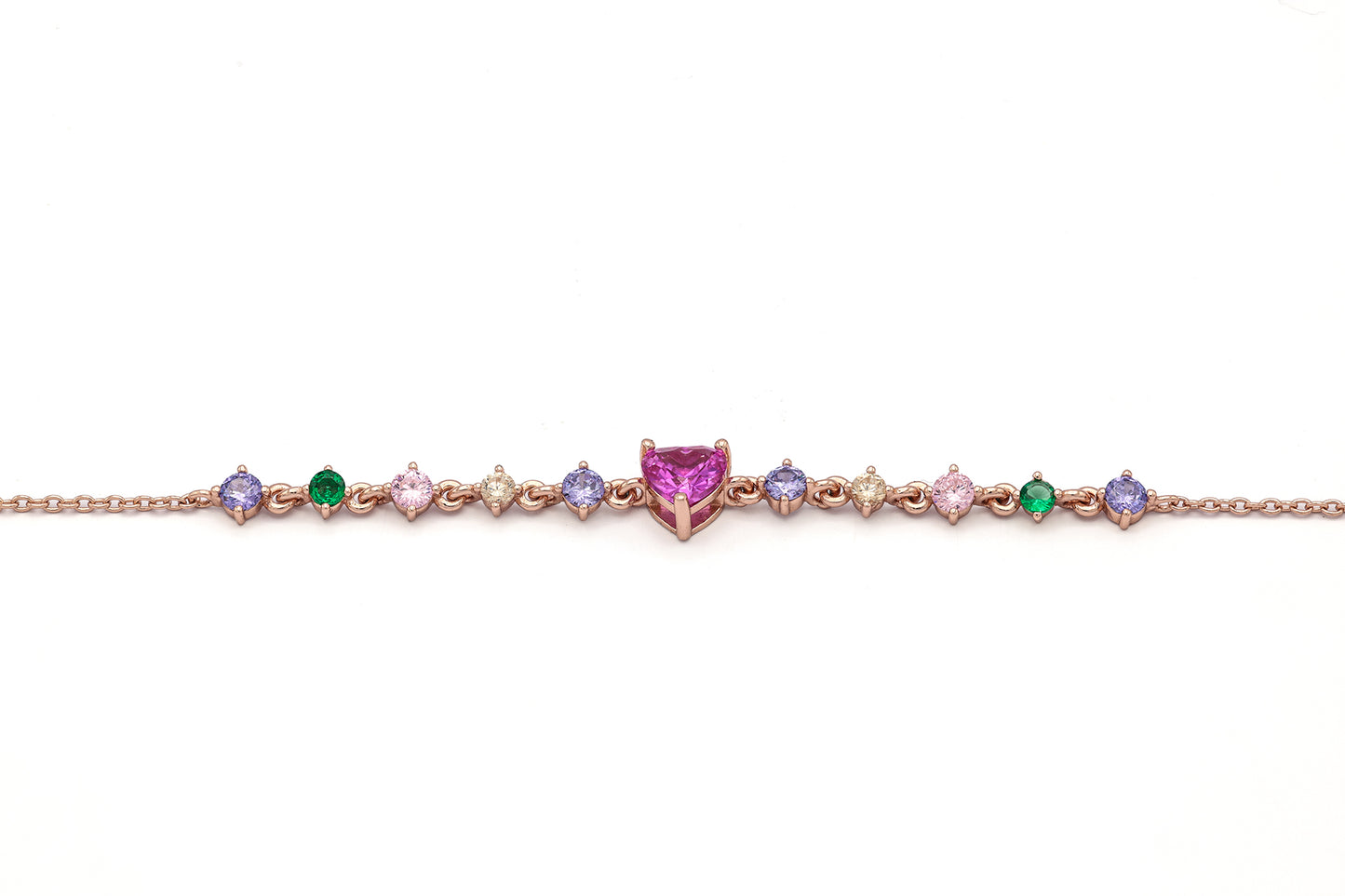 Bracciale Cuore Multicolor