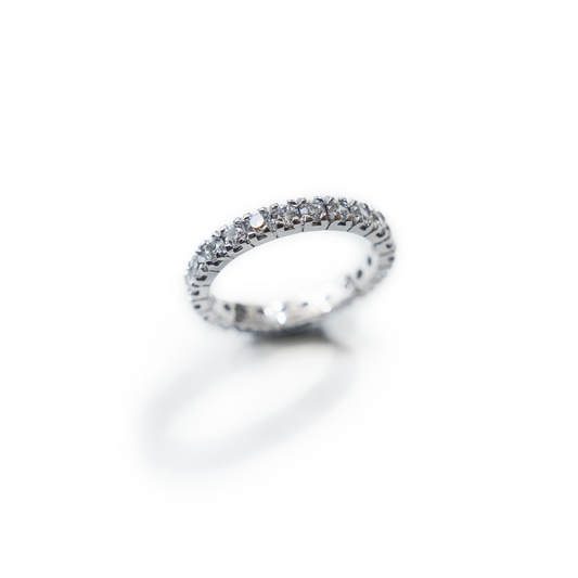 Anello Eternity "Chiaro di Luna"