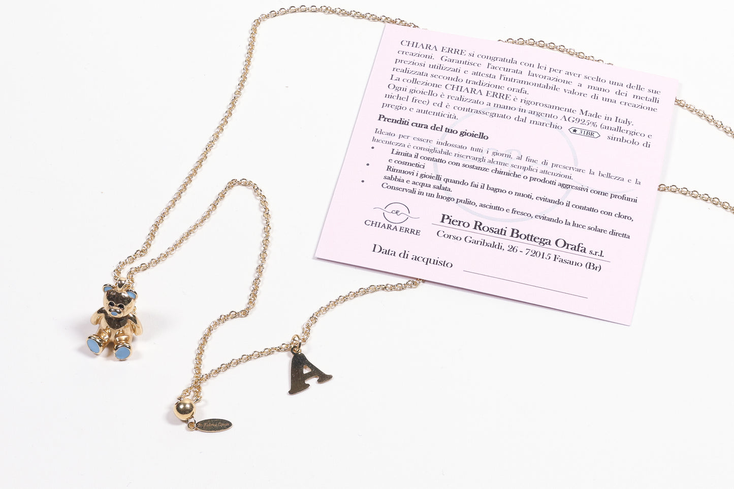 Collana Orsetto Gold
