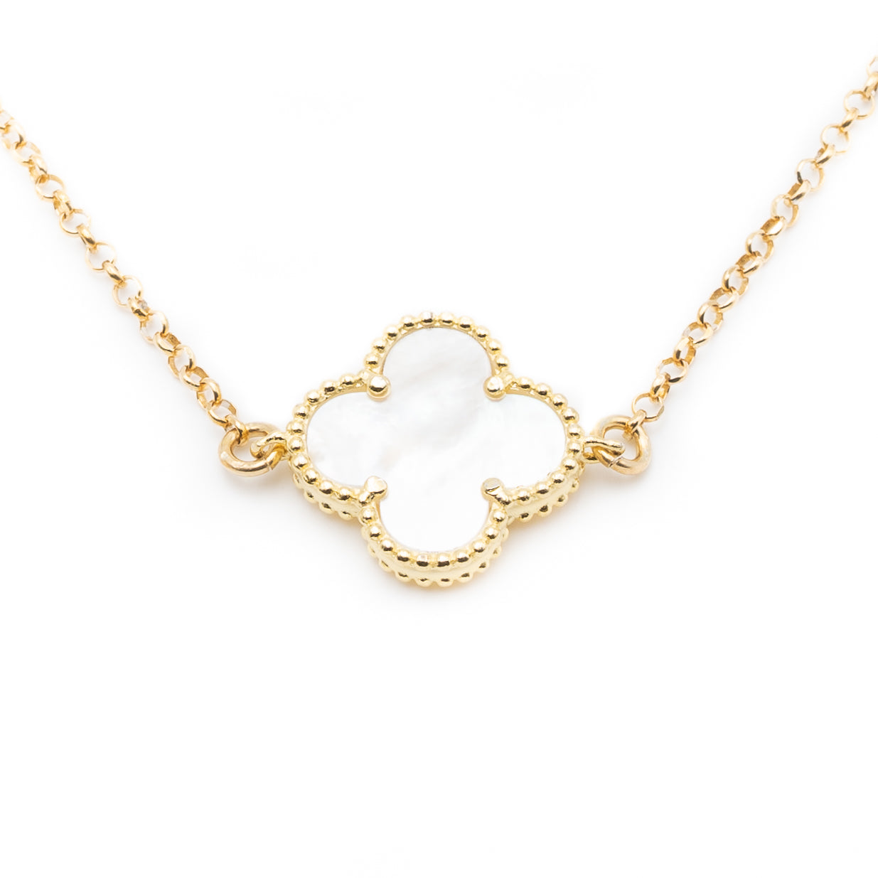 Collana Donna Argento con Madre Perla