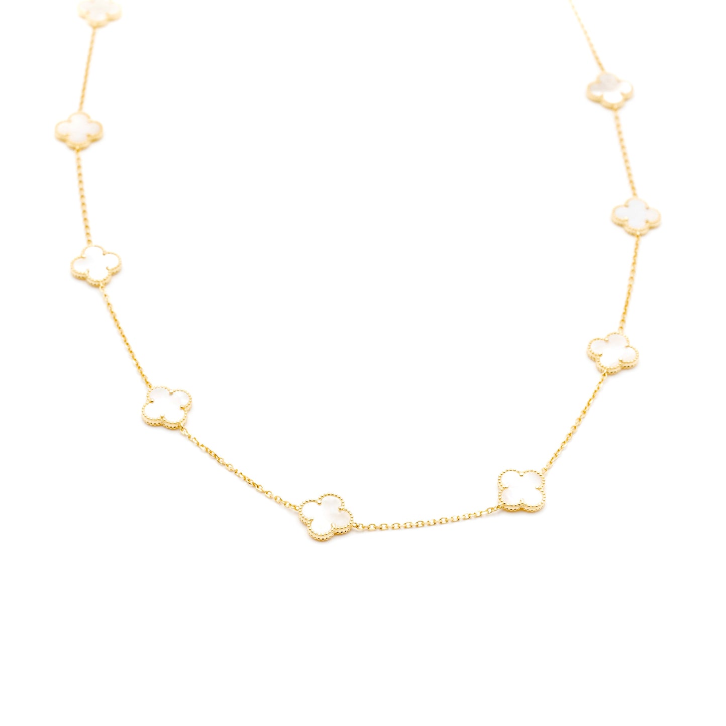 Collana Donna Argento con Madre Perla