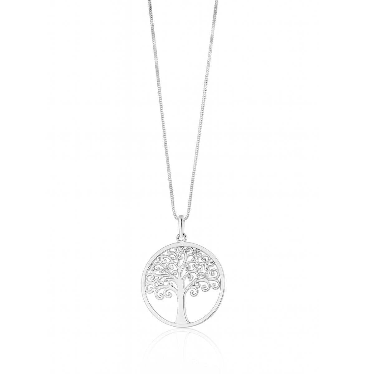 Collana in argento con pendente Albero della Vita