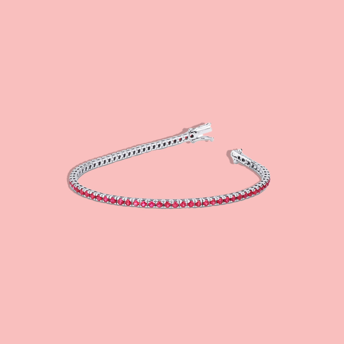 Bracciale tennis in argento 925
