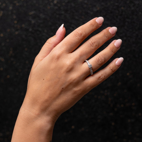 Anello  "Riviere" in argento 925