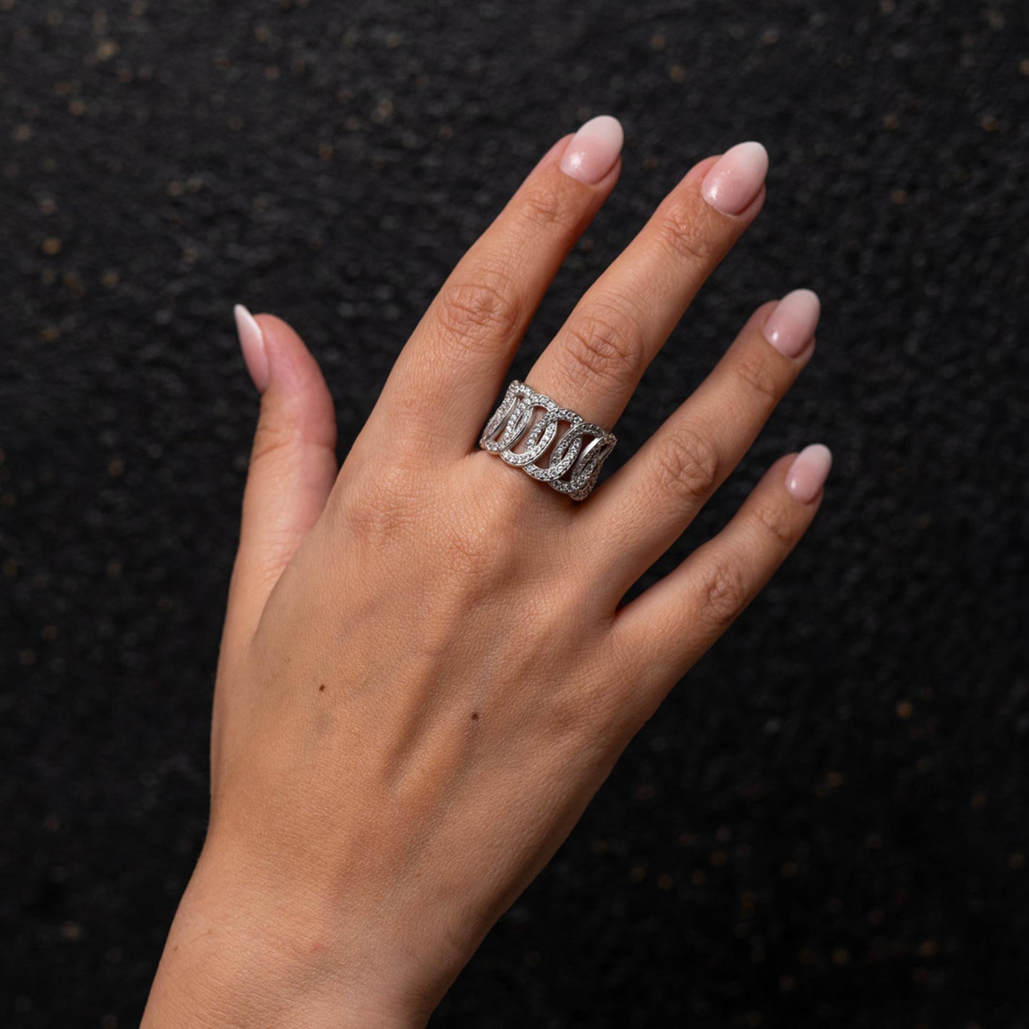 Anello "Metamorfosi" in argento 925