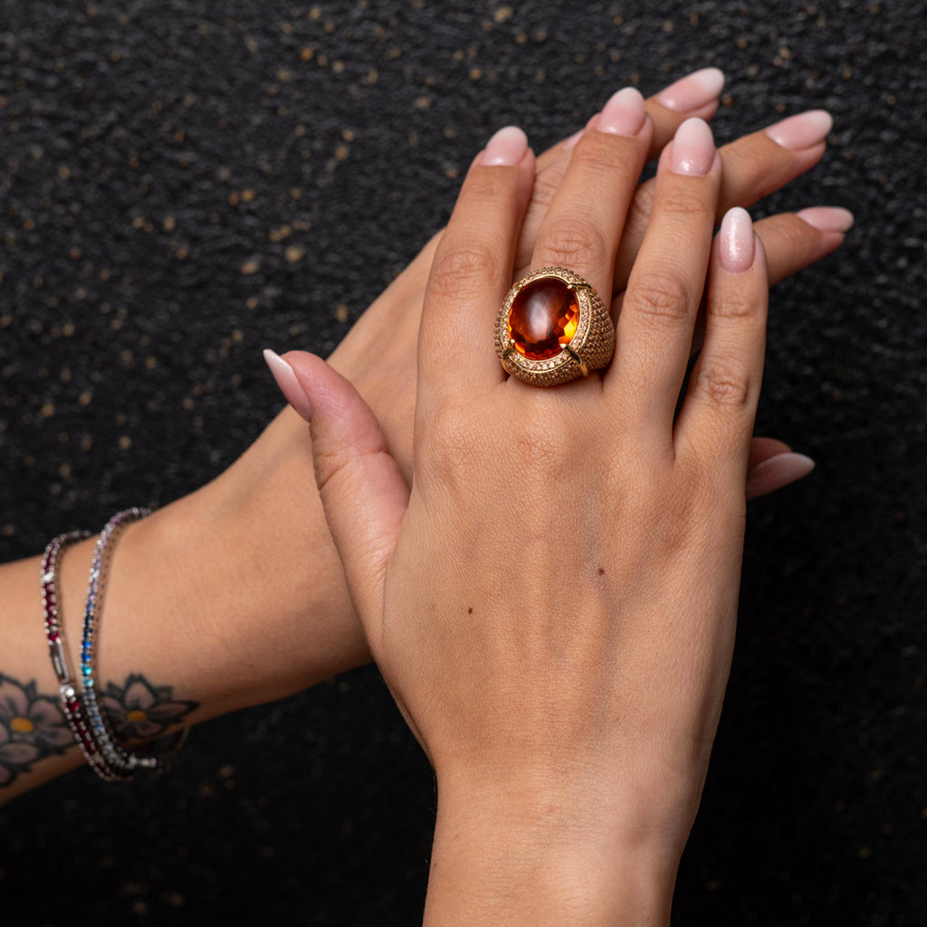 Anello “Sovrana" in argento 925