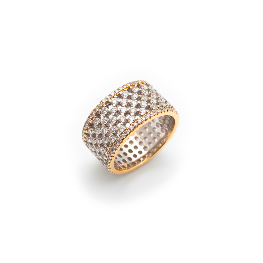 Anello "Eclisse" in argento 925