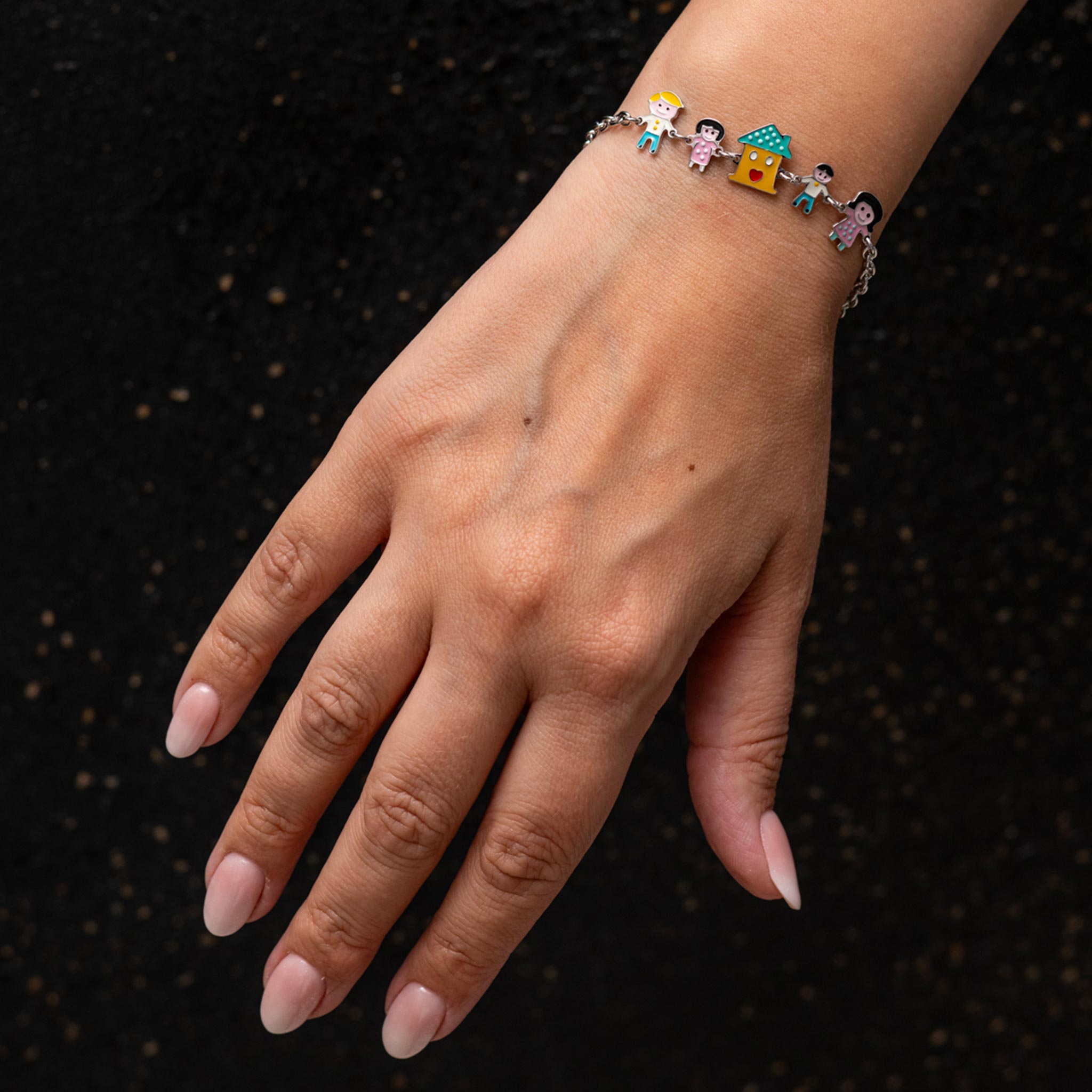 Bracciale Family in argento 925