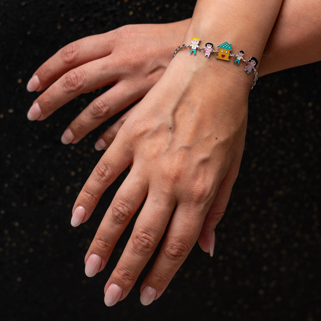 Bracciale Family in argento 925