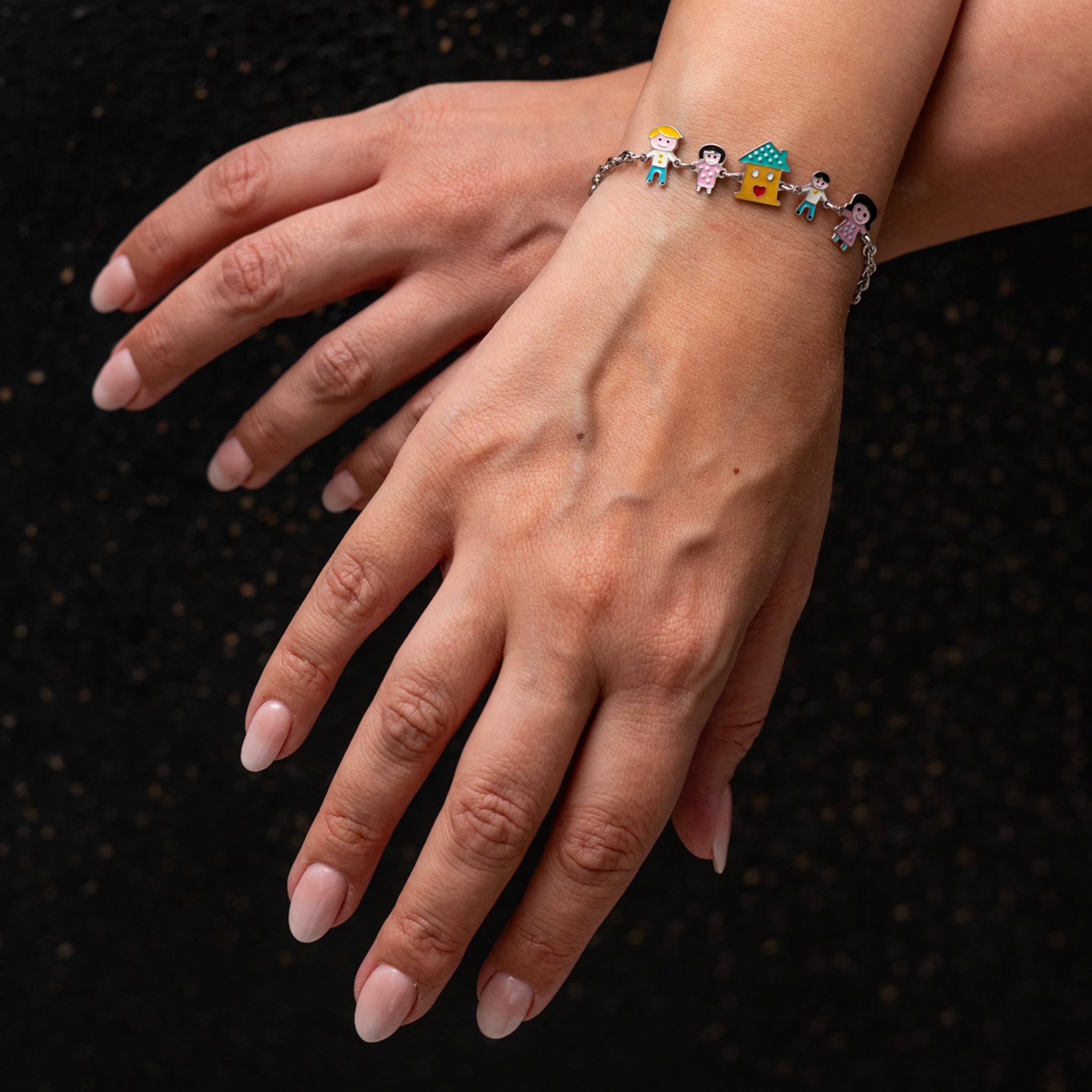 Bracciale Family in argento 925