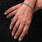Bracciale tennis in argento 925