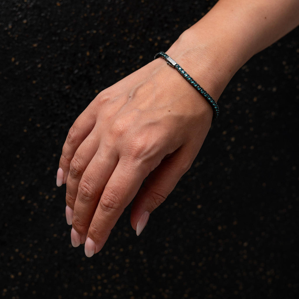 Bracciale tennis in argento 925