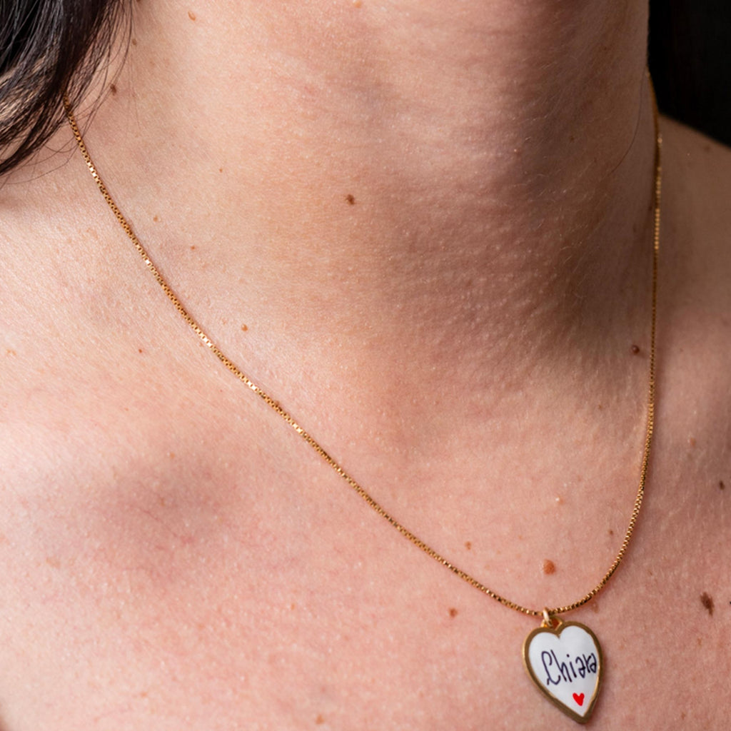 Collana Smile con Nome Personalizzato in Argento 925