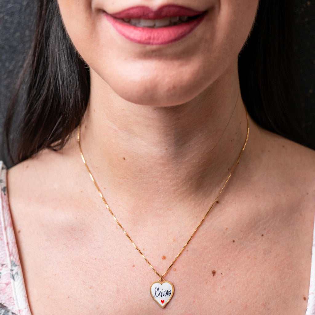 Collana Smile con Nome Personalizzato in Argento 925