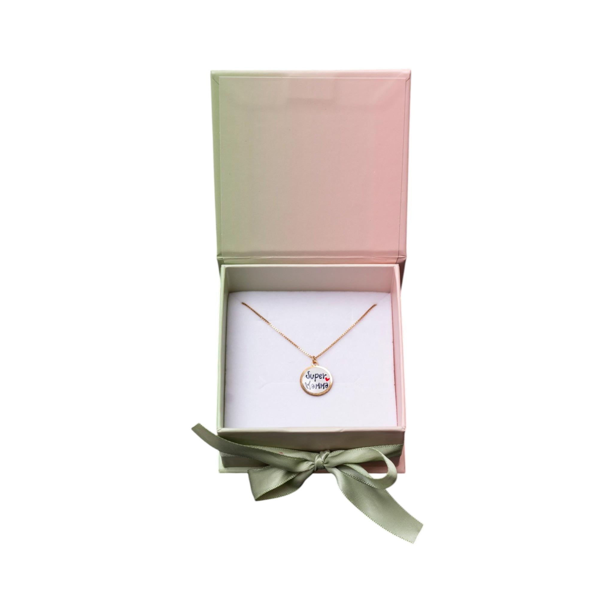 Collana Smile "Super mamma" in argento 925