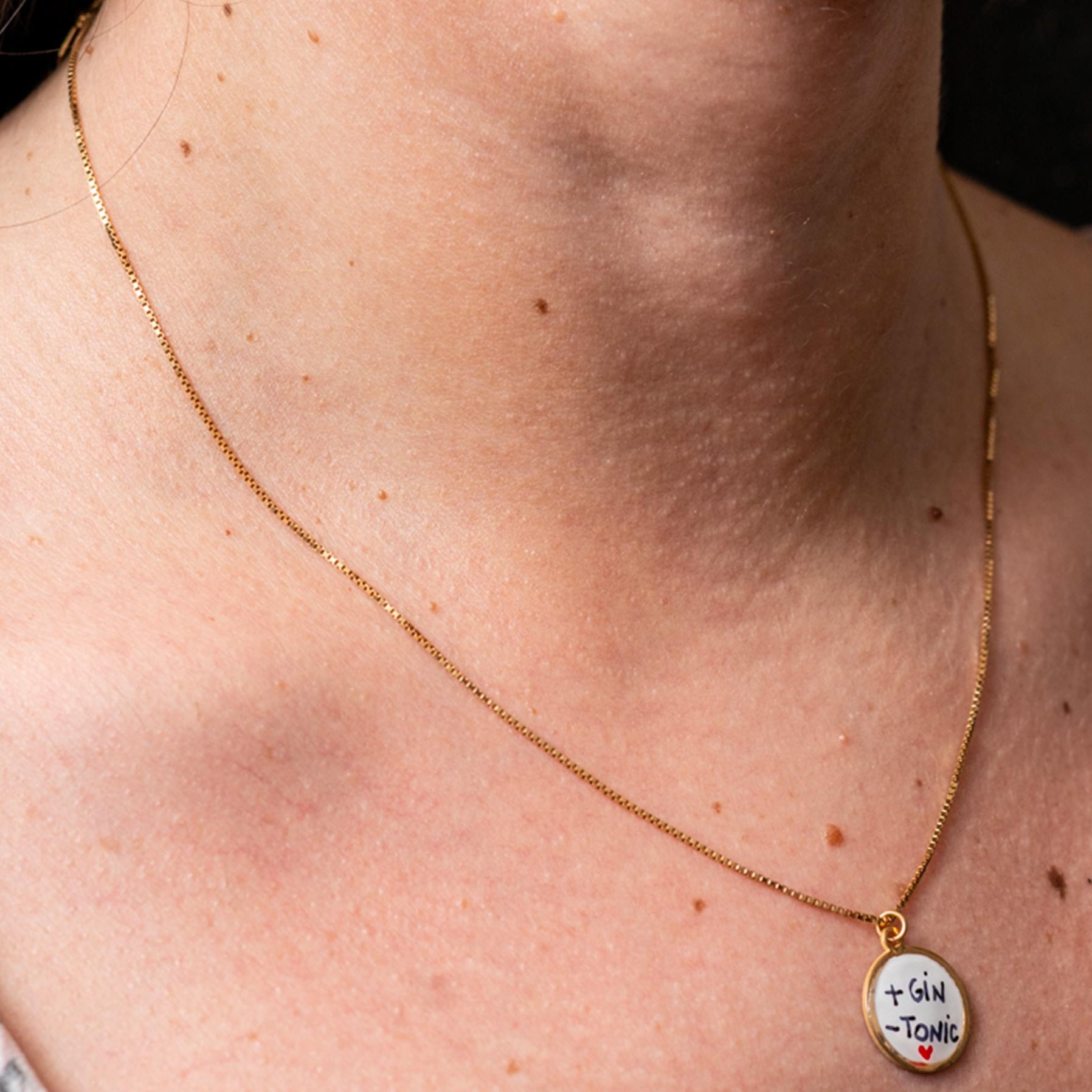 Collana Smile "+Gin -Tonic" in argento 925