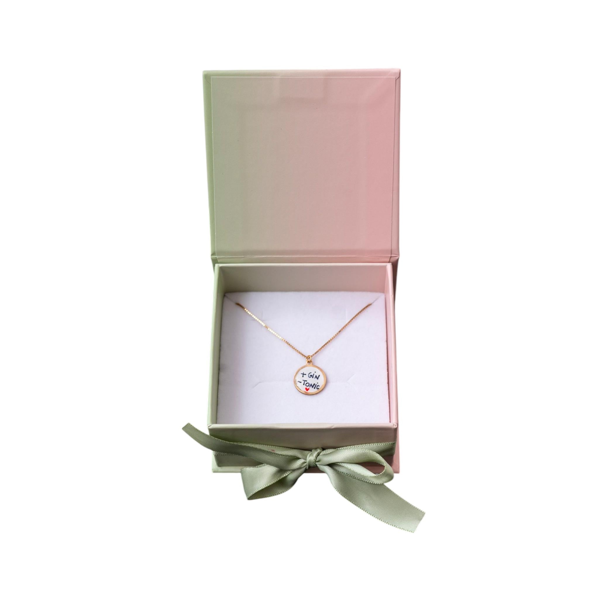 Collana Smile "+Gin -Tonic" in argento 925