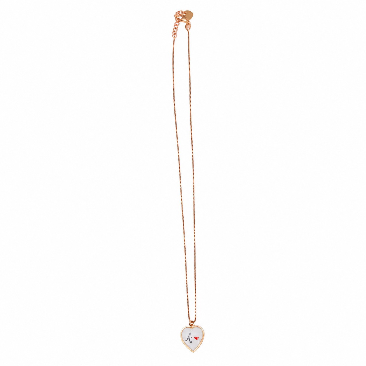 Collana Smile con Iniziale personalizzata in Argento 925
