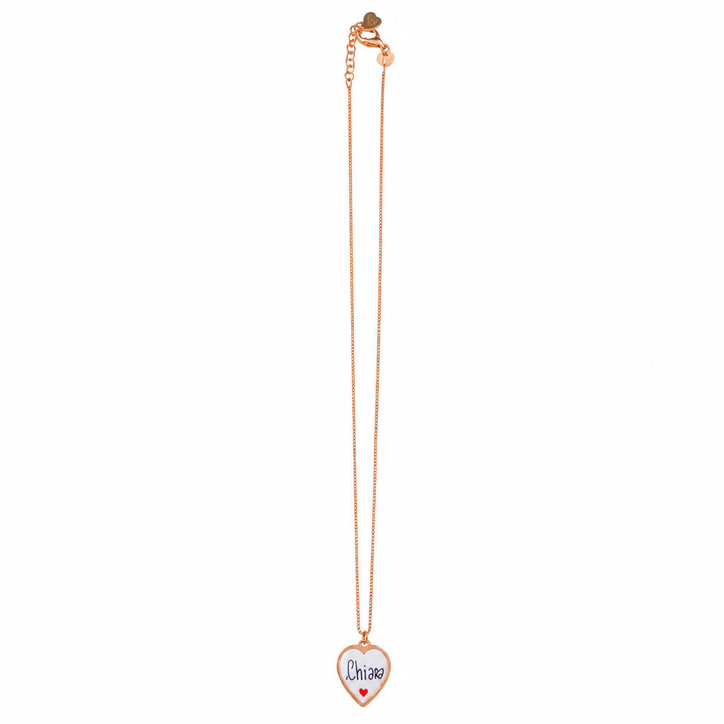 Collana Smile con Nome Personalizzato in Argento 925