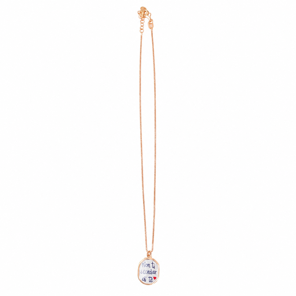 Collana Smile "Non ti scordar di me" in argento 925