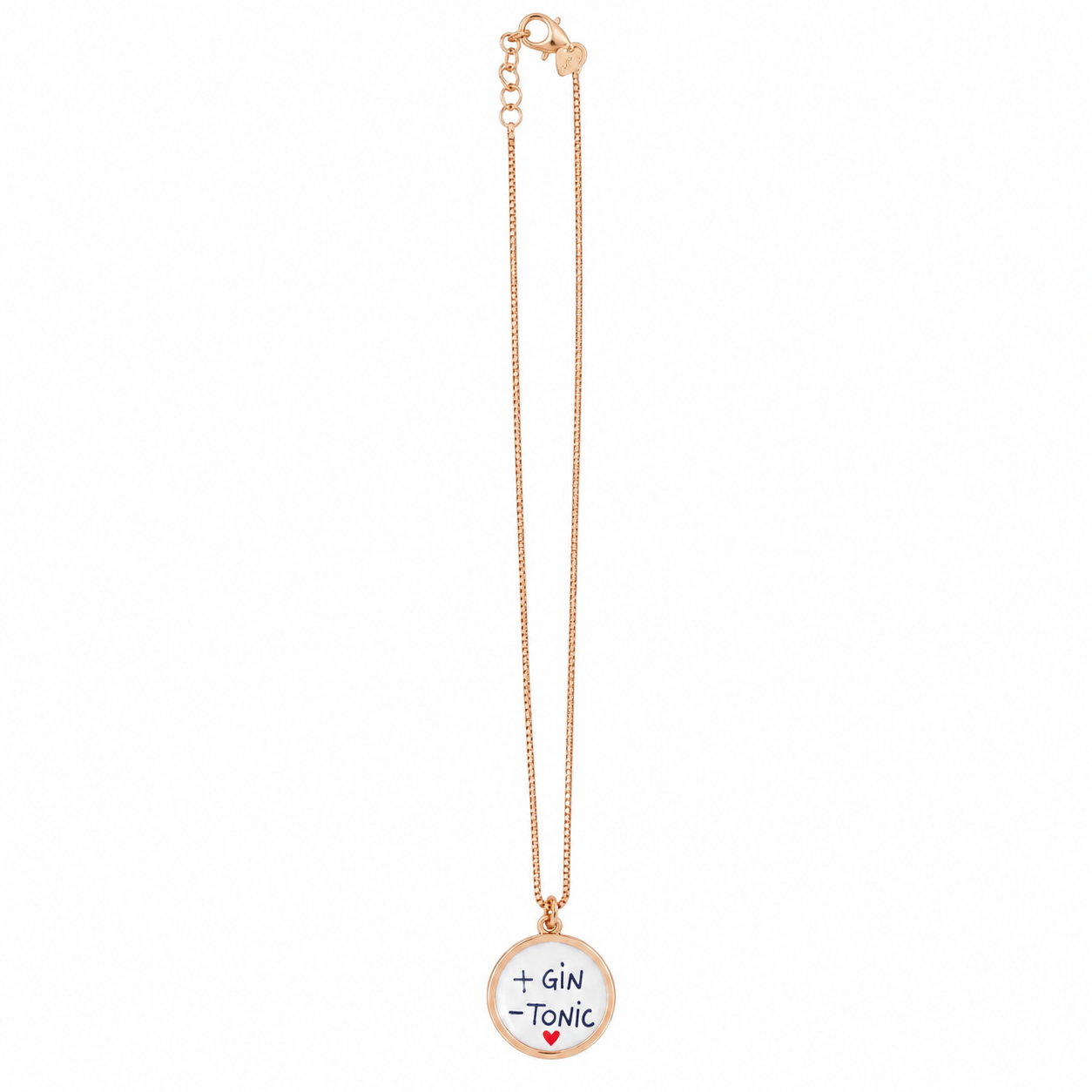 Collana Smile "+Gin -Tonic" in argento 925