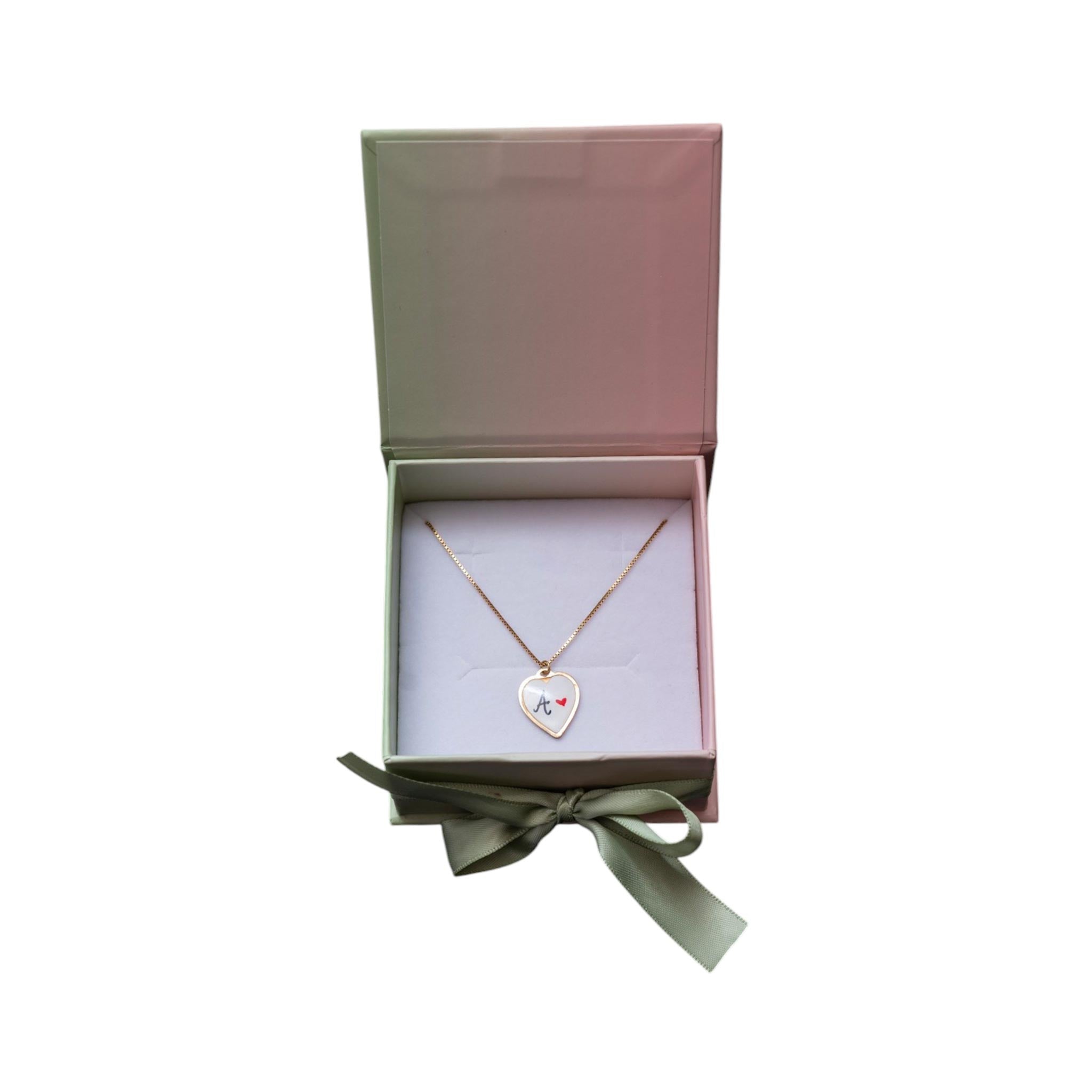 Collana Smile con Iniziale personalizzata in Argento 925