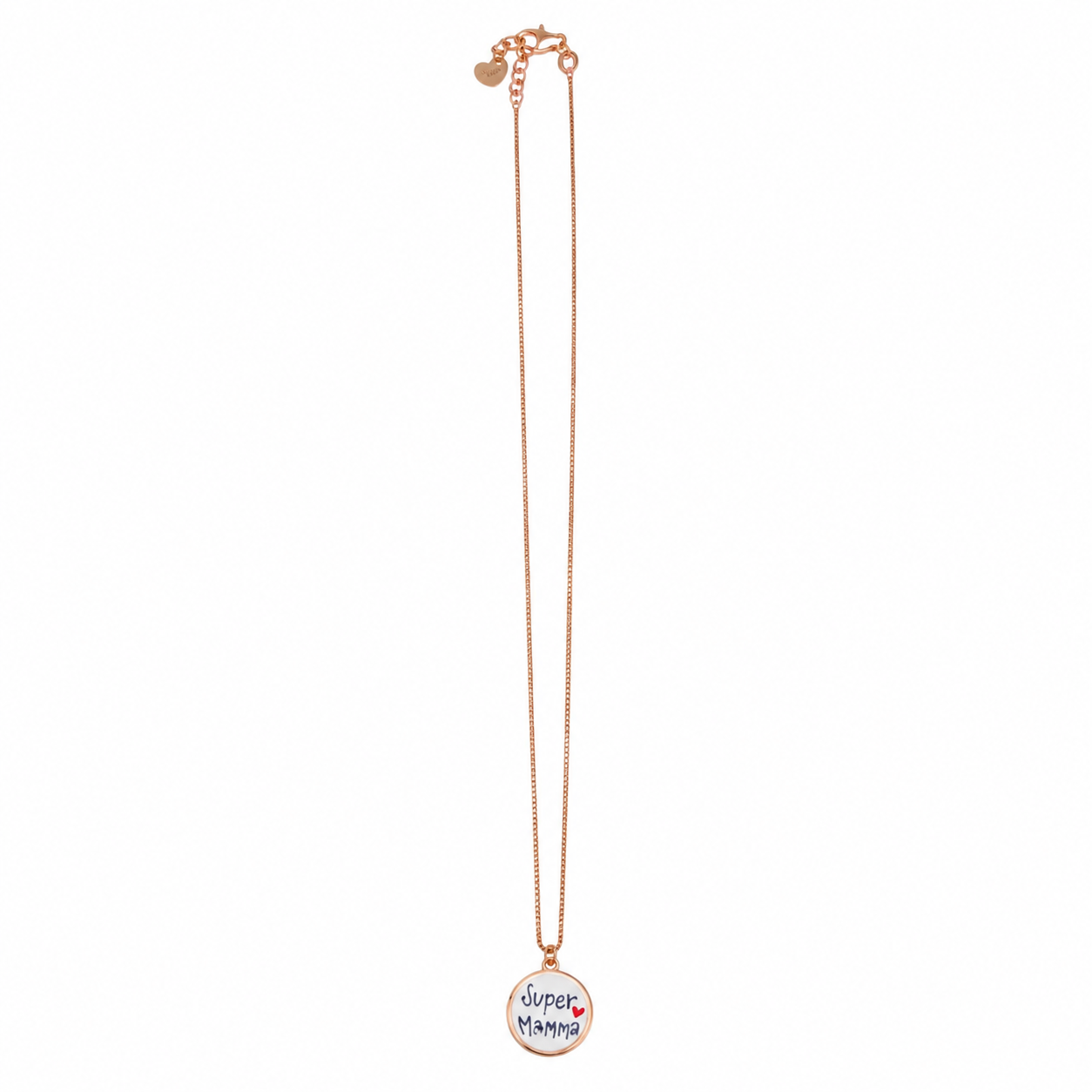 Collana Smile "Super mamma" in argento 925