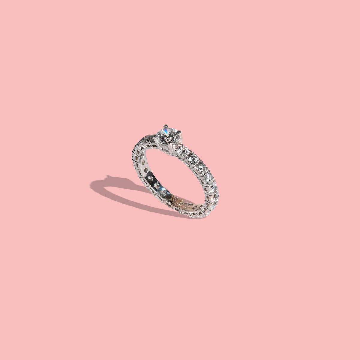 Anello  "Riviere" in argento 925