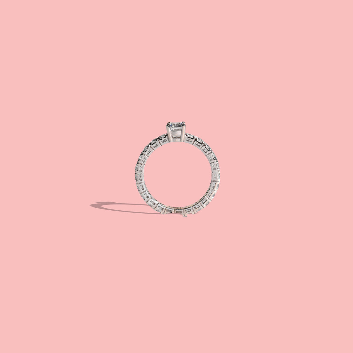 Anello  "Riviere" in argento 925