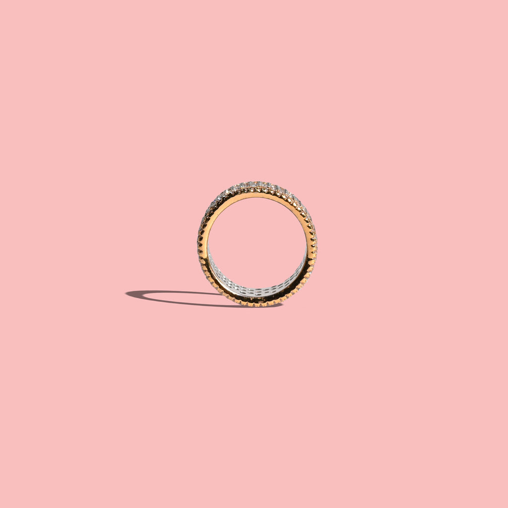 Anello "Eclisse" in argento 925