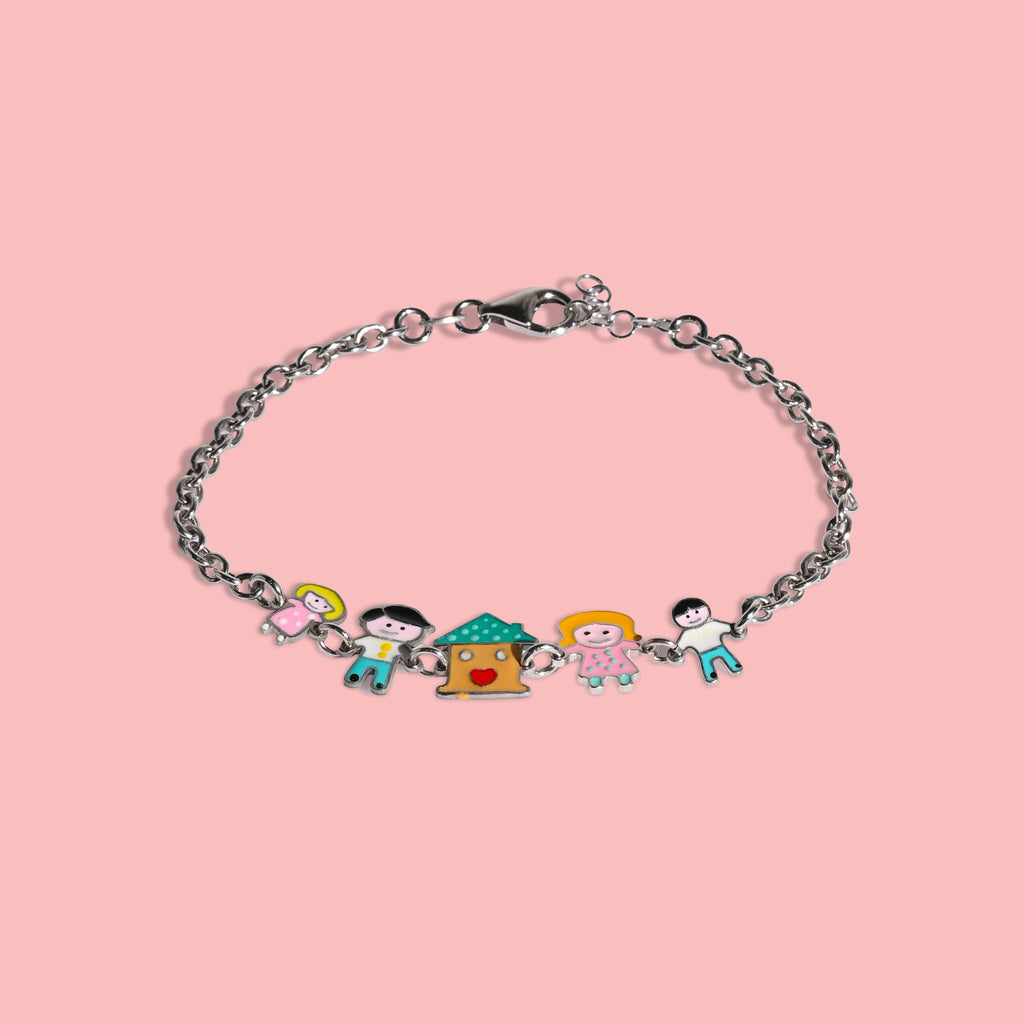 Bracciale Family in argento 925