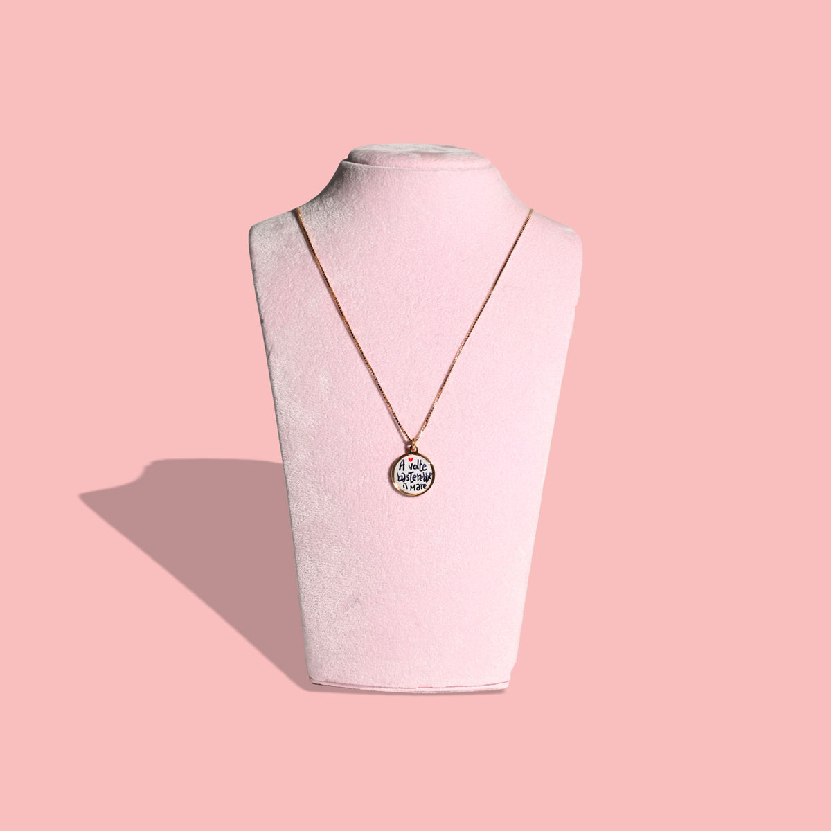 Collana Smile "A volte basterebbe il mare" in argento 925