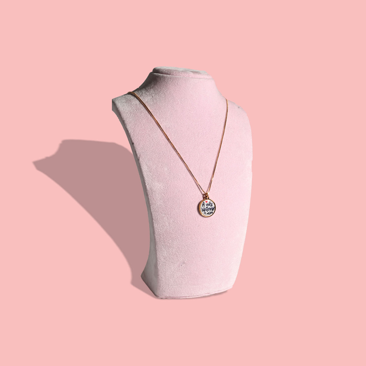 Collana Smile "A volte basterebbe il mare" in argento 925