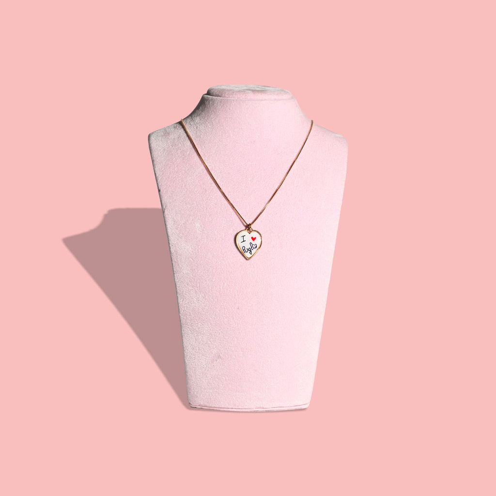 Collana Smile "I Love Puglia" in argento 925
