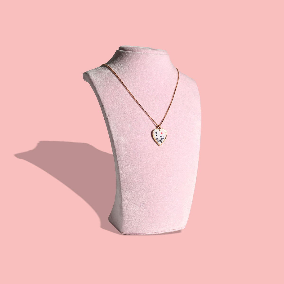 Collana Smile "I Love Puglia" in argento 925