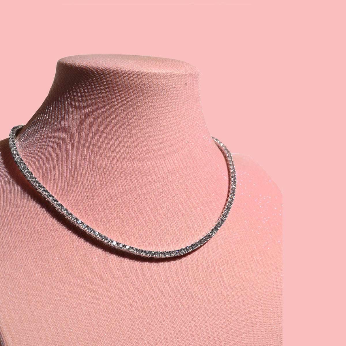 Collana tennis in argento 925