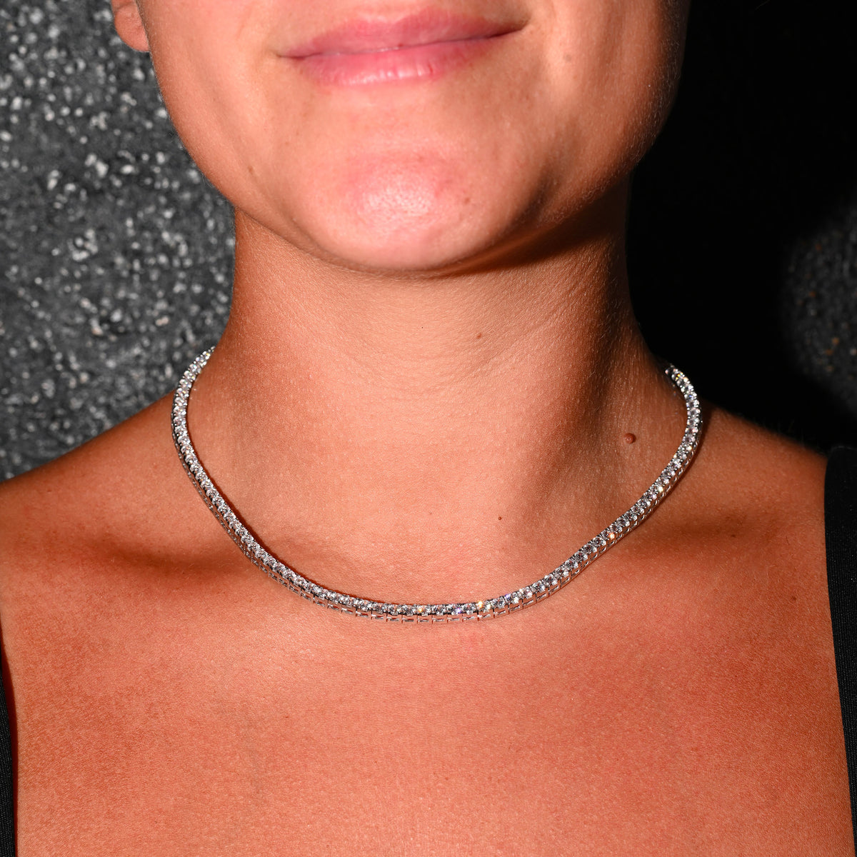 Collana tennis in argento 925