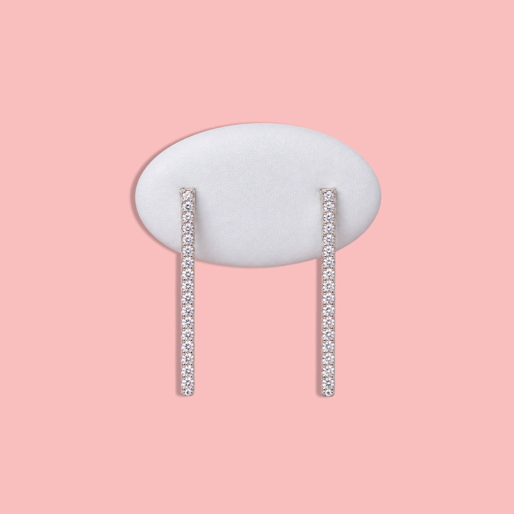 Orecchini Tennis in argento 925