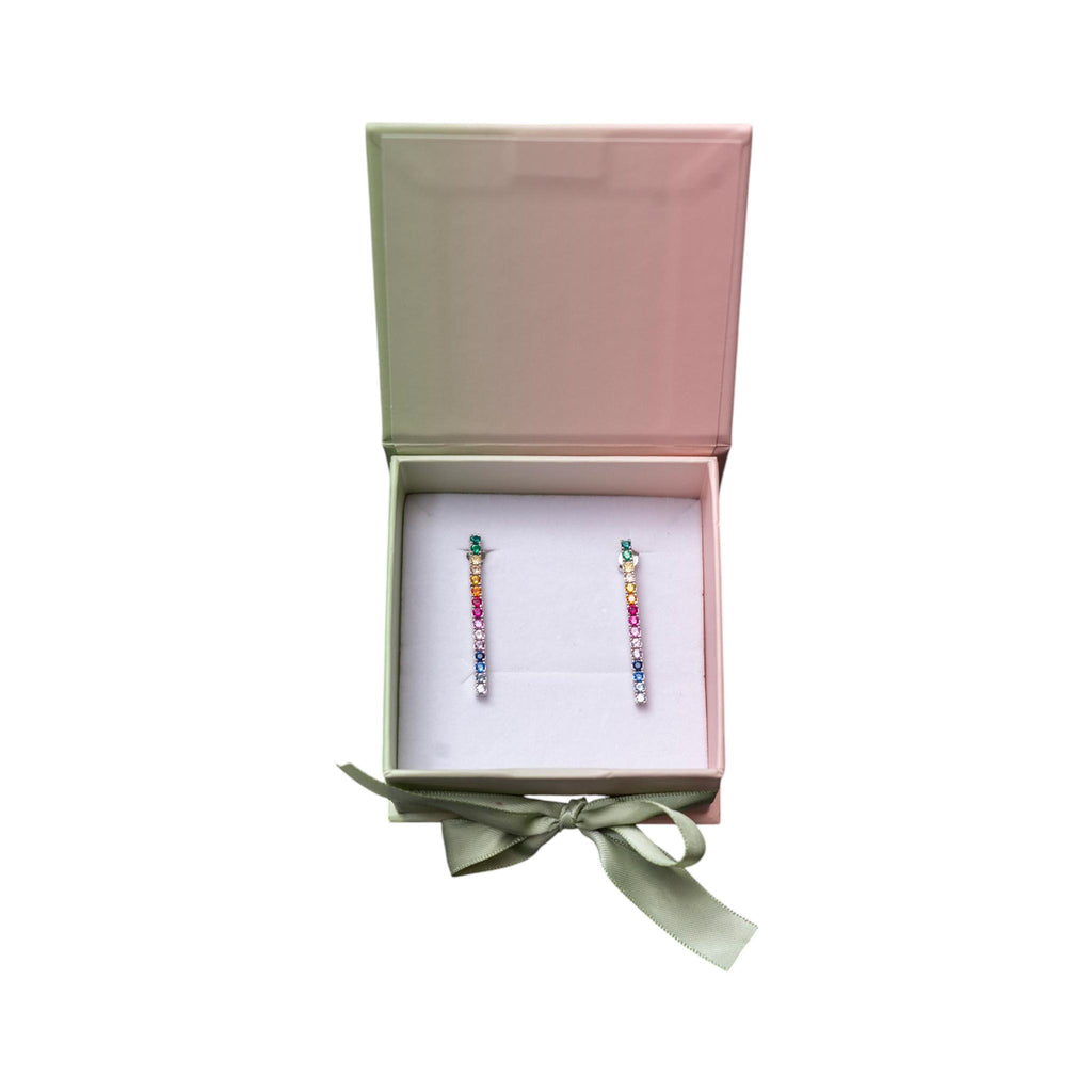 Orecchini "Arcobaleno" in argento 925