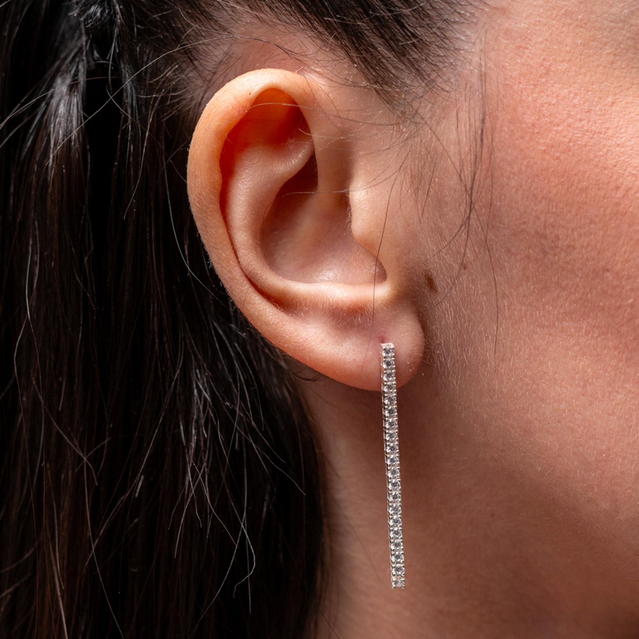 Orecchini Tennis in argento 925