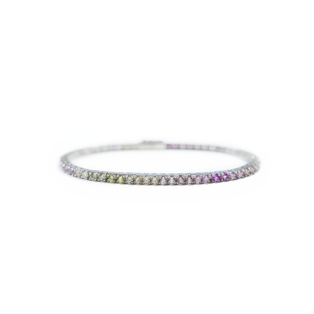 Bracciale tennis in argento 925