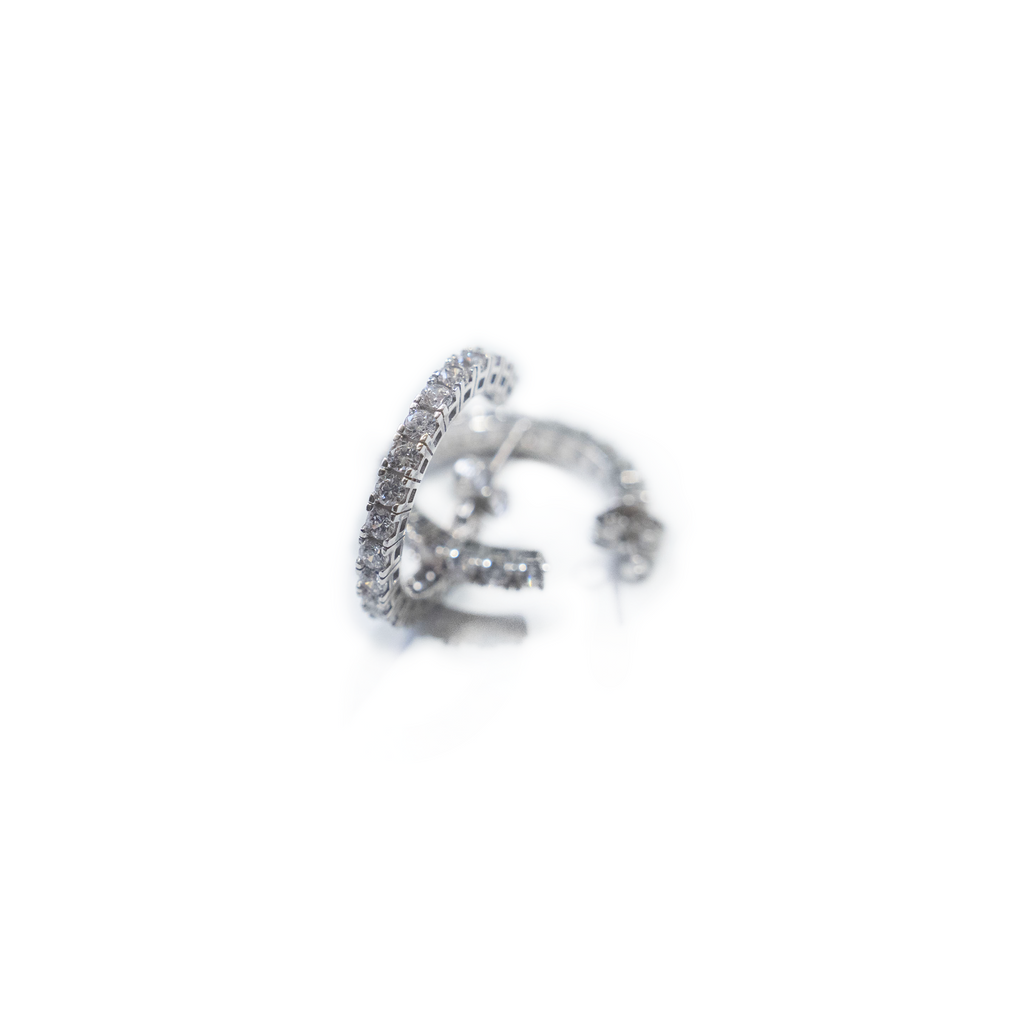 Orecchino "Circle" in argento 925