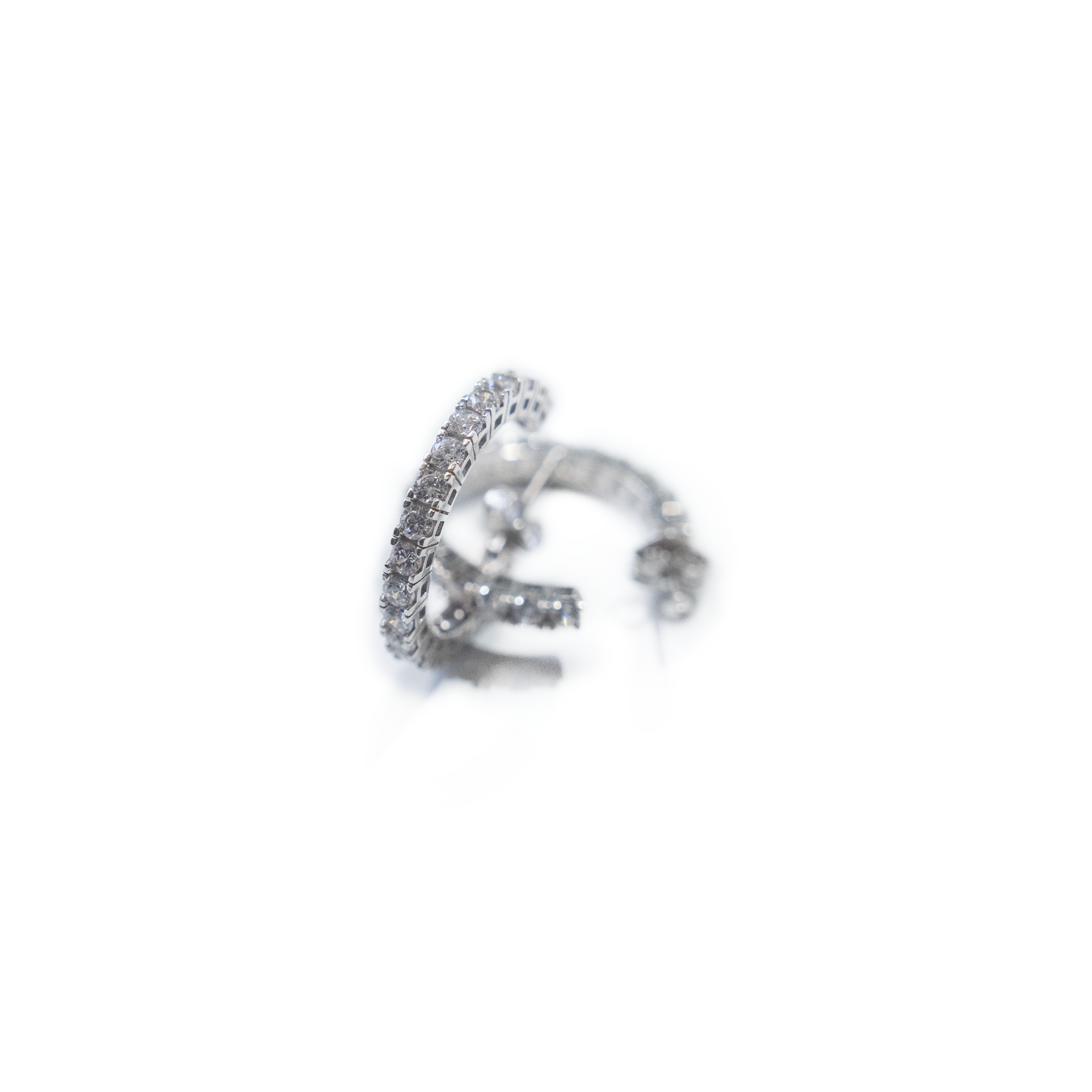 Orecchino "Circle" in argento 925