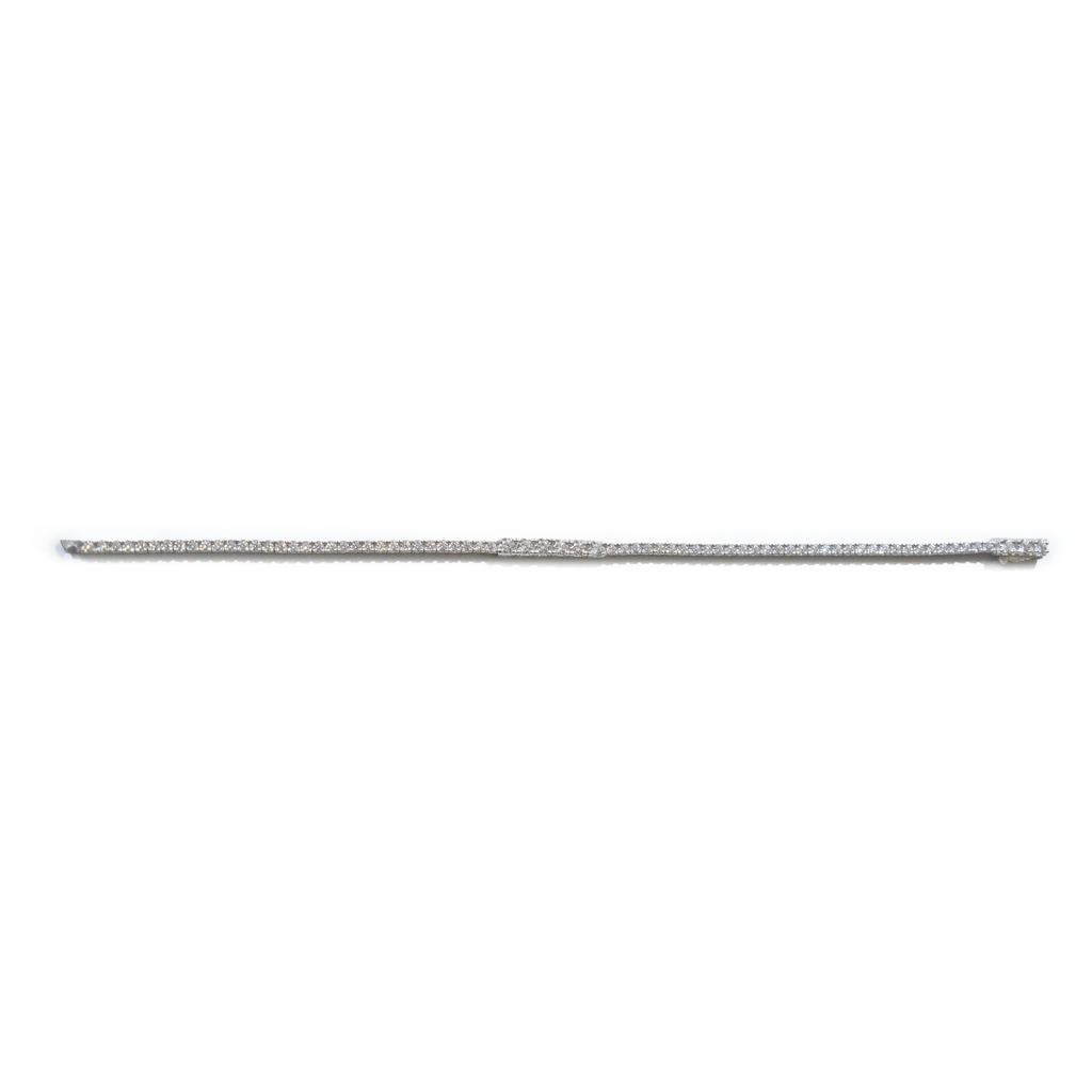 Bracciale tennis in argento 925