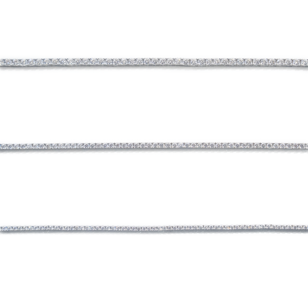 Collana tennis in argento 925