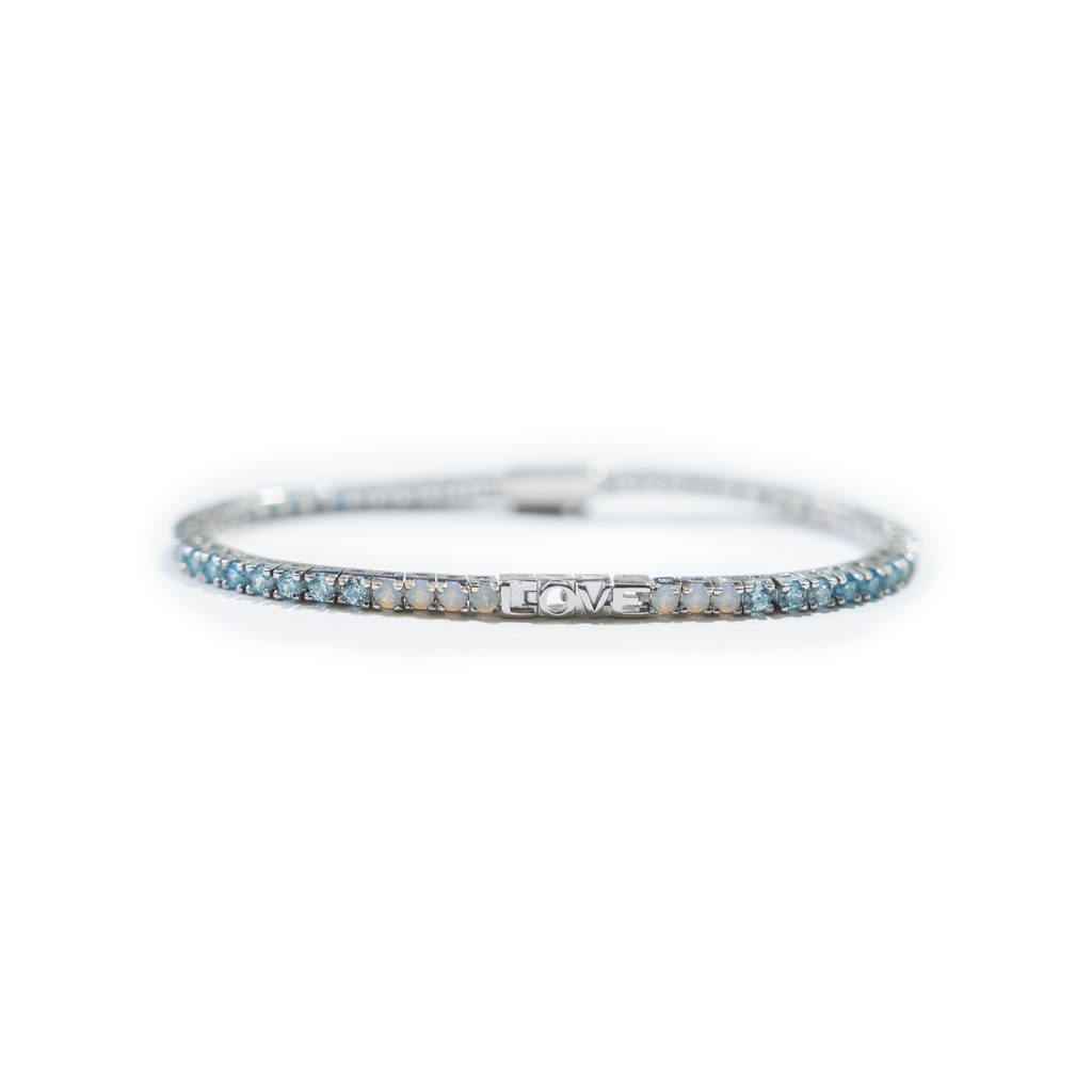 Bracciale tennis in argento 925