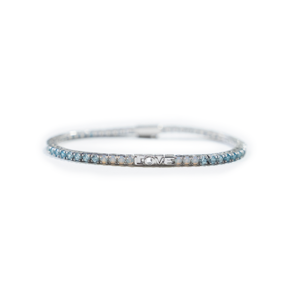 Bracciale tennis in argento 925